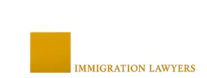Shihab Burke LLC Immigration Lawyers web logo. The Logo has two white squares stacked on top of each other, the bottom one has a higher z-index and is position slightly offset to the right of the top square. The bottom square is also color gold. To the right of the squares following the same lines are the words Shihab Burke LLC Immigration Lawyers printed. The words "Immigration Lawyers" are also color gold.