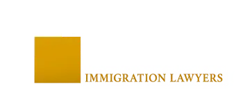 Shihab Burke LLC Immigration Lawyers web logo. The Logo has two white squares stacked on top of each other, the bottom one has a higher z-index and is position slightly offset to the right of the top square. The bottom square is also color gold. To the right of the squares following the same lines are the words Shihab Burke LLC Immigration Lawyers printed. The words "Immigration Lawyers" are also color gold.