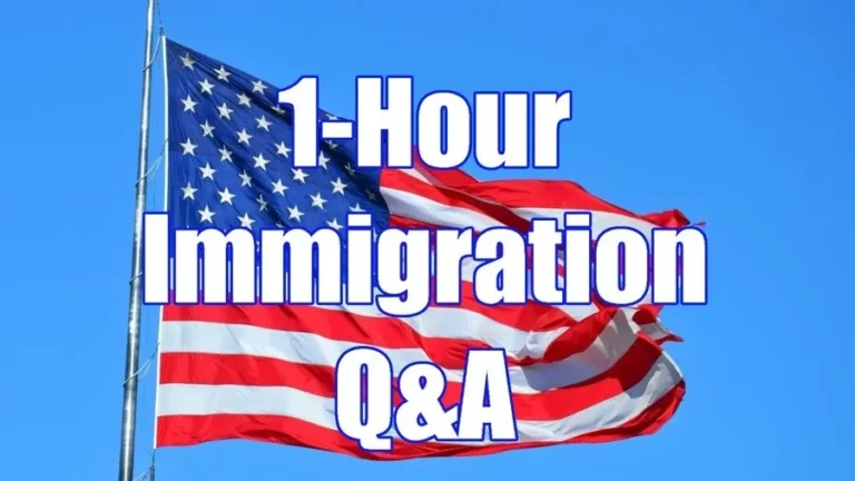 1 hour immigration q a