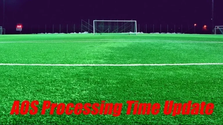 aos processing time updates