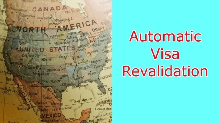automatic visa revalidation