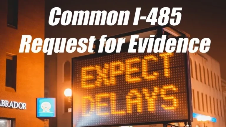 common i 485 request for evidence