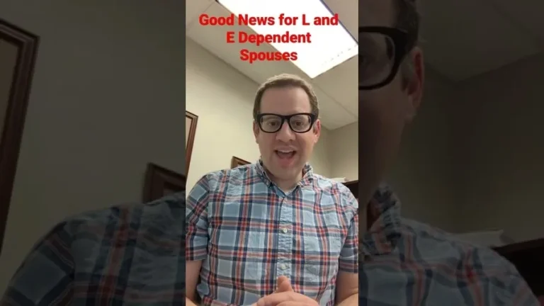 good news for l and e dependent spouses