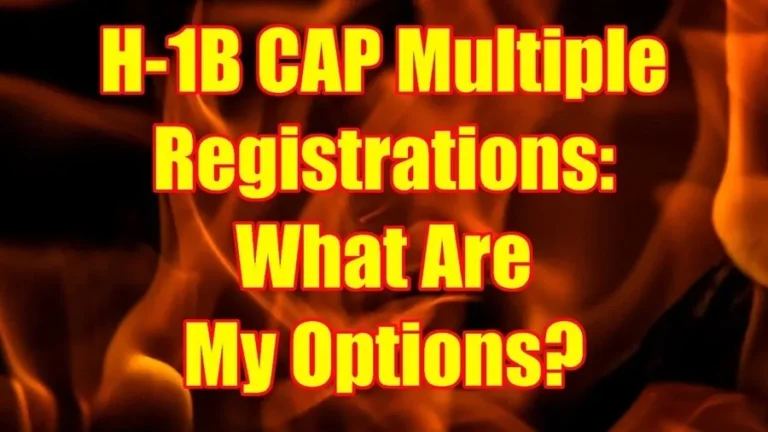 h 1b cap multiple registrations what are my options