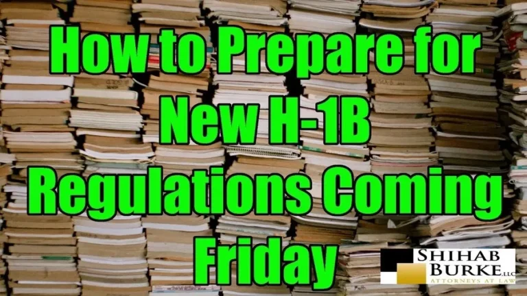 how to prepare for new h 1b rules coming this week