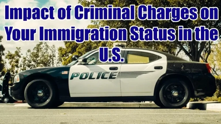 impact of criminal charges on your immigration status