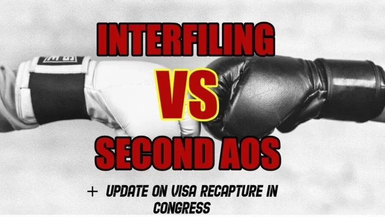 interfiling vs second aos recapture bill update