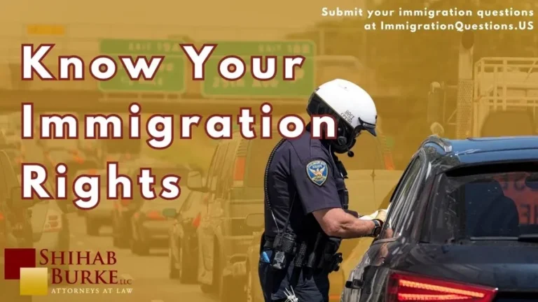know your immigration rights