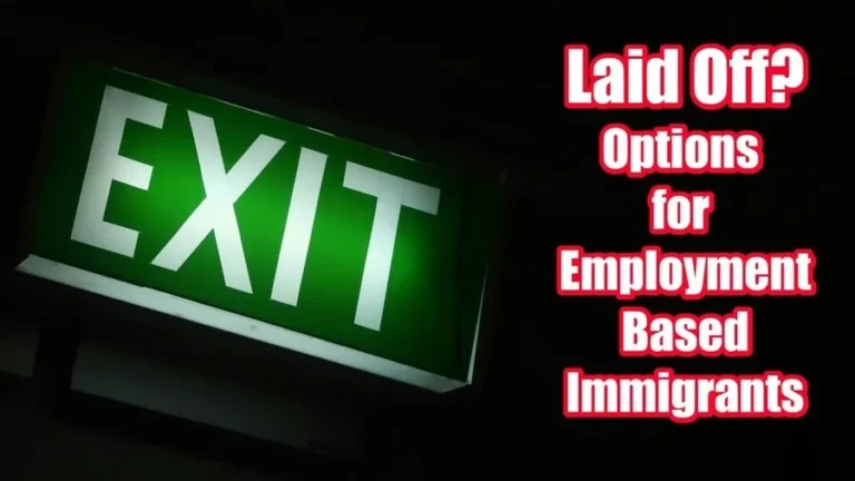 laid off options for employment based immigrants