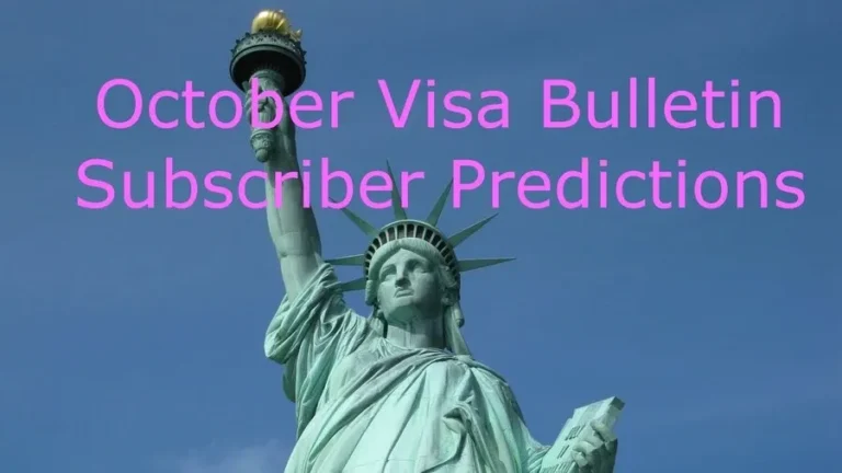october visa bulletin subscriber predictions