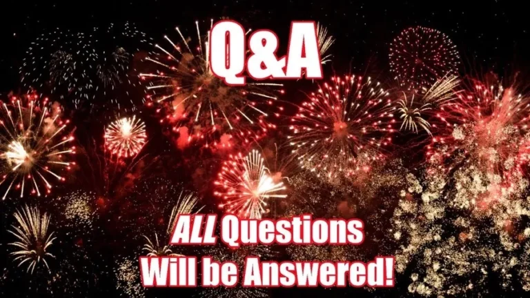 q a all questions will be answered