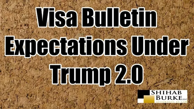 visa bulletin expectations under trump 2 0