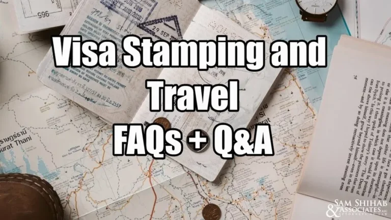 visa stamping and travel faqs q a