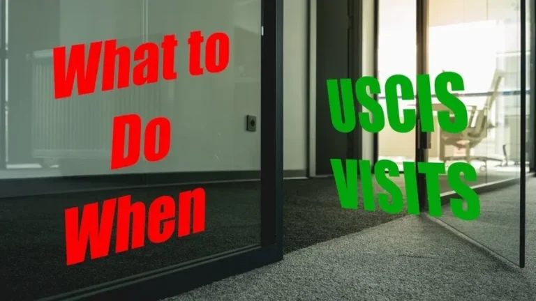 what to do during a uscis site visit