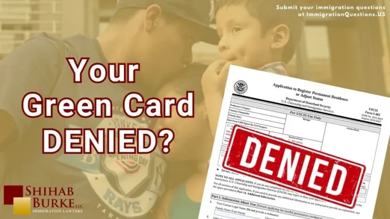 overcoming family based adjustment of status denials