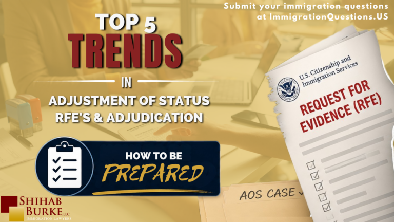 adjustment of status RFE